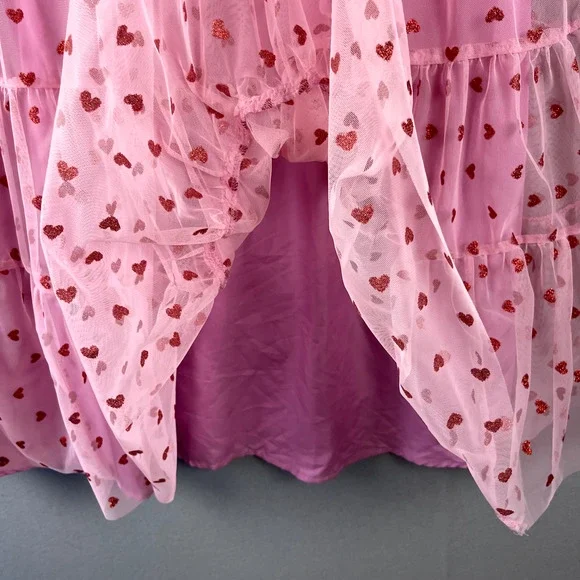 Betsey Johnson Pink Heart Midi Dress - Picture 6 of 16